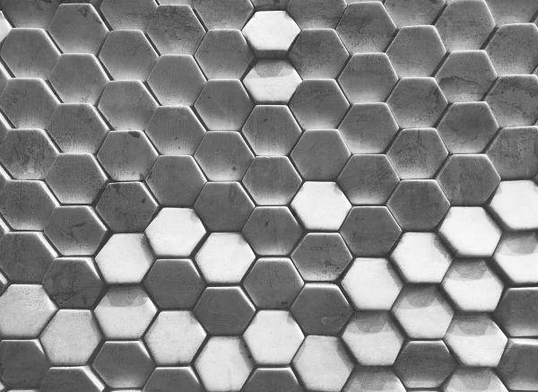 Designwalls 3D Vliestapete Hexagon Surface 1 DD118722