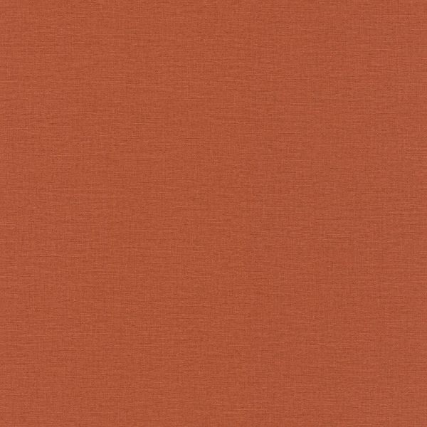 Vliestapete Rasch Uni Textilstruktur Orange Rot Kalahari 449051